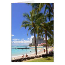 Waikiki Beach 2 Greeting Card