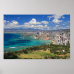 Waikiki Beach from Diamond Head Print