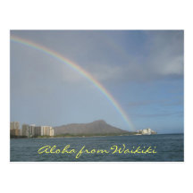 Waikiki Beach, Hawaii Postcards
