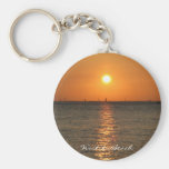 Waikiki Sunset Keychain
