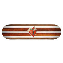 Waimea Bay Vintage Surf Skateboard