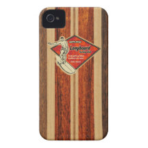 Waimea Surfboard Hawaiian iPhone 4 Case