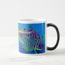 "Waiter, there's a fish in my cup!" Morphing Mug mugs