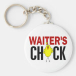 Waiter's Chick Key Chain