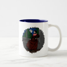 Waiting After Dark (Victorian Woman) Mug