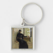 Waiting, before 1905 key chain