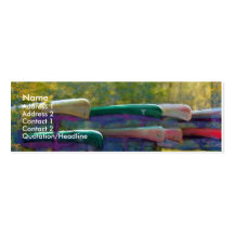Waiting Canoes Profile Card Business Card Template