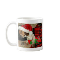 Waiting for Santa cup-Christmas Snoopy dog holiday Mug