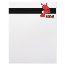 waiting for the feast funny lobster waiter personalized letterhead