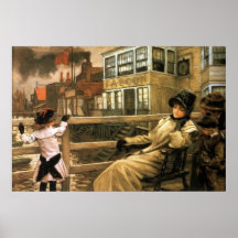 Waiting For The Ferry ~ James Tissot ~ Fine Art Posters