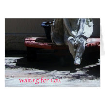 Waiting for you card