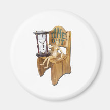 WaitingOutTimeOutChair090312.png Fridge Magnet