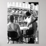 Waitress at Cafe' du Monde New Orleans, Louisiana posters