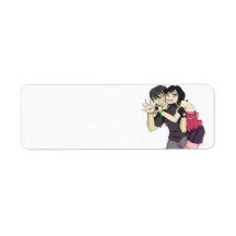 Wakaba and Arai Return Address Label