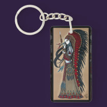 Wakanda Tribal Native Indian Tattoo Angel Keychain key chains