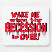 Wake Me Recession Mouse Mat