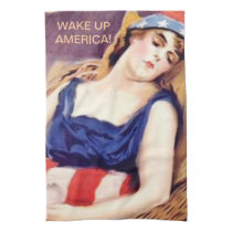 WAKE UP AMERICA ! KITCHEN TOWEL kitchen towels