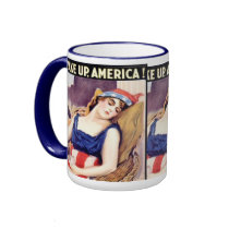 WAKE UP AMERICA! MUG mugs