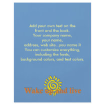 Wake Up and Live