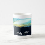 Wake Up! Blue Sunrise Coffee Mug