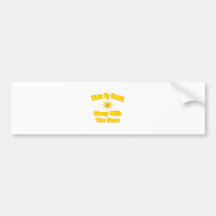 Wake Up Happy ... Sleep With The Boss Bumper Sticker