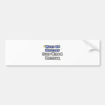 Wake Up Healthy...Sleep With a Dietician Bumper Stickers