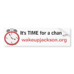 WAKE UP JACKSON bumper stickers