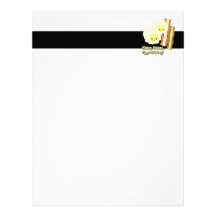 wakey wakey eggs n bakey letterhead design