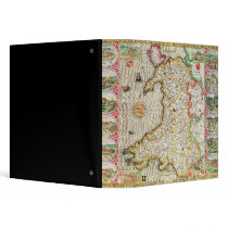 Wales, engraved by Jodocus Hondius Vinyl Binders
