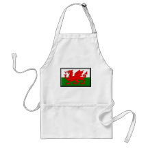 Wales Flag Apron