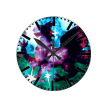 Wales flag glitz glamour clock