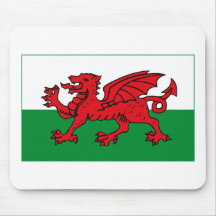 Wales Flag (light) Mousepad