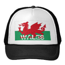 Wales welsh cymru flag souvenir hat