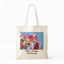 Walk in Gardens with Friends! Tote bags Holidays