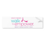 Walk to Empower Bumper Sticker bumper stickers