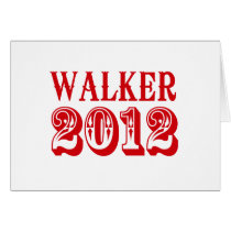 WALKER 2012 T-SHIRT GREETING CARDS
