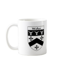 Walker Coat of Arms/Family Crest Mugs