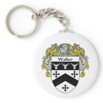 Walker Coat of Arms (Mantled) Key Chains