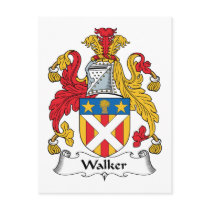 Walker Family Crest Post Card