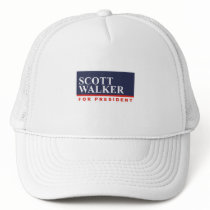 WALKER FOR PRESIDENT (Banner) Hats