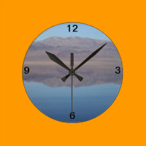 Walker Lake Mirror Image wall clocks