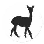 Walking Alpaca Sticker