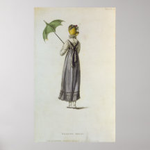 Walking Dress, 1814 Print