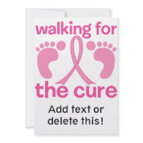 Walking For The Cure Custom Invite