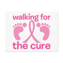 Walking For The Cure Post Card