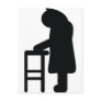 walking frame granny postcards