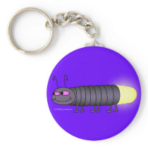 Walking Glowworm Keychain