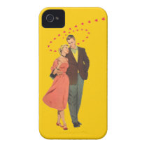 Walking Home - 50's Vintage Illustration Case-mate Iphone 4 Cases