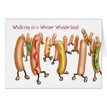 Walking in a Weiner Wonderland Card