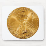 Walking Liberty Golden Coin Mousepad